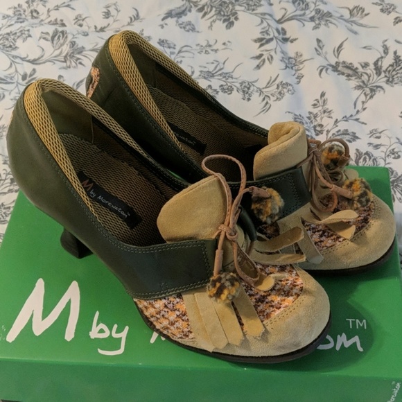 M by Morenatom vintage designer tartan heel - Picture 1 of 5